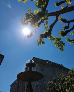 Besançon et une de ses fontaine